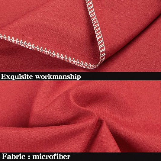 NTBAY Body Pillowcase - Brushed Microfiber 20x54 Pillowcase - Soft, Wrinkle-Free, Fade-Resistant, Stain-Resistant, Wine Red Body Pillow Cover with Envelope Closure - 20x54 Inches, Wine Red