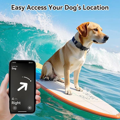 DDJ Waterproof Dog Collar Holder for Life360 Tile Mate Tracker, 2-Pack Durable Silicone Cover, Anti Lost for Life 360 Tile Tracker Case for Cat & pet Collars, Easy Installation, Black,Pink Punch