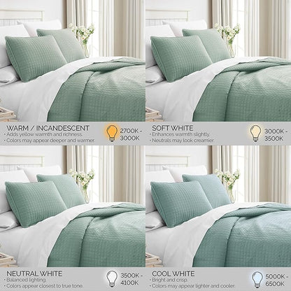 Southshore Fine Living, Inc. Oversized King Quilt Bedding Set, Soft Microfiber, Stain and Pet Hair Resistant Bedding, California/King Size Quilt Coverlet Bedspread Set with 2 Shams, Steel Blue (Teal)