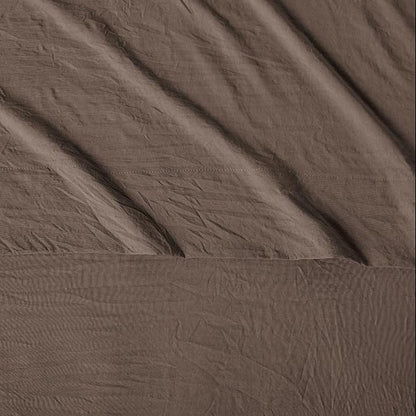 Amazon Basics King Bed Sheet, 4-Piece Bedding Set, Double Brushed Microfiber, Ultra Soft, Easy Care, Brown