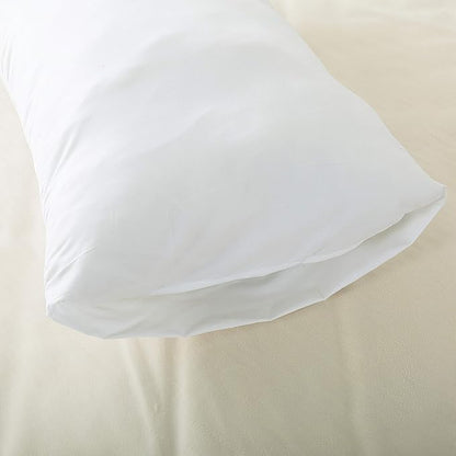 Evolive Ultra Soft Brushed Microfiber Standard Size 20"x30" Pillowcases Pair Set of 2 with Envelope Closure (20"x30" Standard, White)