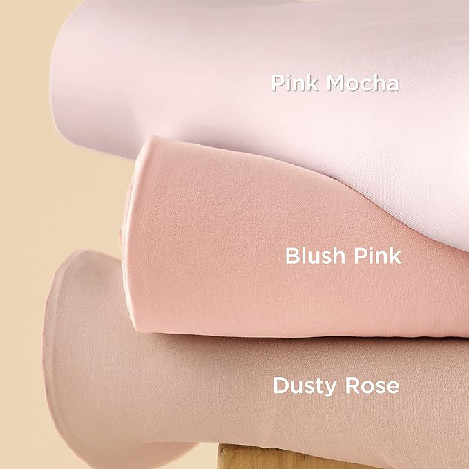 Bedsure Duvet Cover King Size - Soft Double Brushed Bedding Set for Kids & Adults, Zipper Closure, 3 Pieces, Includes 1 Duvet Cover (104"x90") & 2 Pillow Shams, NO Comforter, Blush Pink