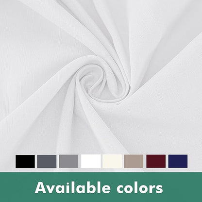 Biscaynebay Wrap Around Bed Skirts with Split Corners for Full Beds 15" Drop, White Adjustable Elastic Dust Ruffles Easy Fit Wrinkle Resistant Silky Luxurious Fabric Machine Washable