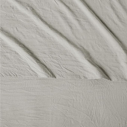 Amazon Basics King Bed Sheet, 4-Piece Bedding Set, Double Brushed Microfiber, Ultra Soft, Easy Care, Grey