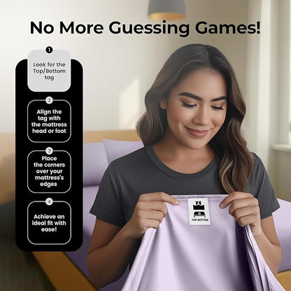 Utopia Bedding King Fitted Sheet - Bottom Sheet - Deep Pocket - Soft Microfiber - Shrinkage and Fade Resistant-Easy Care -1 Fitted Sheet Only (Lavender)