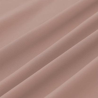 Modern Threads Soft Microfiber Solid Sheets - Luxurious Microfiber Bed Sheets - Includes Flat Sheet, Fitted Sheet with Deep Pockets, & Pillowcases Rose Queen