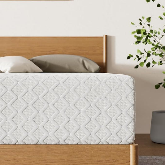 Signature Design by Ashley Chime Memory Foam 12" Twin Mattress with Thick Memory and Support Foam for Pressure Relief, Fiberglass Free, Mattress In A Box