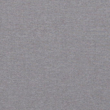 EMMA + OLIVER Upholstered Twin Size Headboard with Nailtrim in Light Gray Fabric