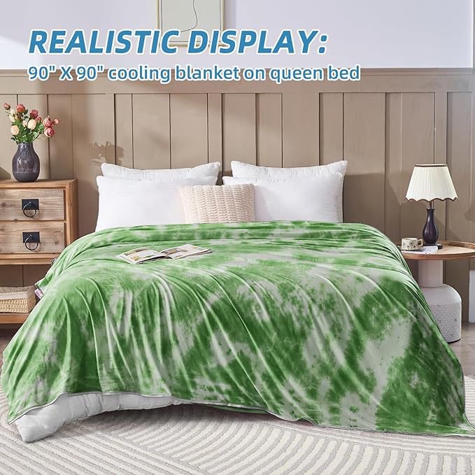 inhand Cooling Blanket Twin Size (60"x80"), Cooling Blankets for Hot Sleepers, Absorbs Heat to Keep Adults Cool for Summer Nights Sweats, Thin Cold Lightweight Blanket for Couch Bed, All Season Use