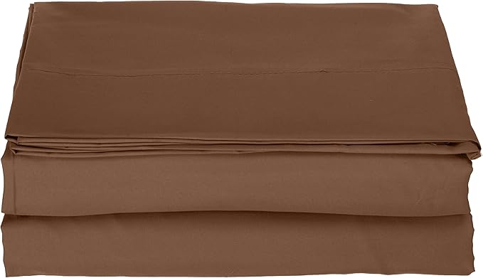 Luxury Flat Sheet on Amazon Elegant Comfort Wrinkle-Free 1500 Premier Hotel Quality 1-Piece Flat Sheet, California King Size, Taupe