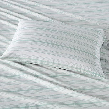 Comfort Spaces 100% Cotton Sheet Set Breathable, Lightweight, Soft with 12" Elastic Pocket Fits up to 14" Mattress, All Season Cozy Bedding, Matching Pillow Case, Twin XL Good Vibes 3 Piece