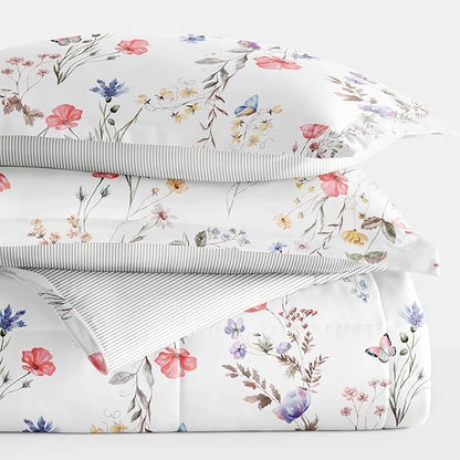 Linen Market Reversible King Size Comforter Set (3 Piece) - Bring Luxury Home with Our Soft and Lightweight Down Alternative Comforter King Set - This Includes Your King Comforter and 2 Pillow Shams
