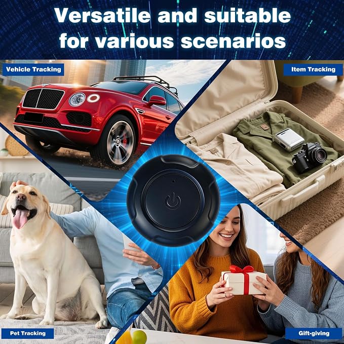 GPS Tracker for Vehicles,Car Portable Magnetic GPS Tracking Device-GF20 | Full Global Coverage Location Tracker for Car,kids,dogs,Trucks/Person. Real Time No Subscription Required/No Monthly Fee