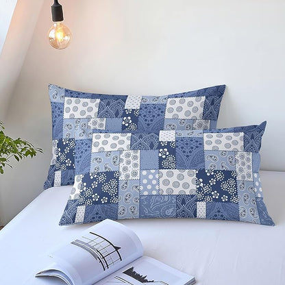 HighBuy King Size Comforter Set Jacquard Medallion Comforter Hotel Quality Dark Grey Blue King Comforters for Men Teens Boho Bedding Set 3 Piece Comforter Fluffy with 2 Pillowcases,Kids Boys