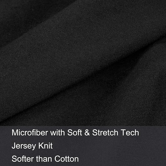 Stretch Toddler Pillowcases - Jersey Knit Travel Pillow Cases to Fit Pillows Sized 12x16, 13x18 or 14x20, Ultra Soft Envelope Closure, Small, Set of 2, Black