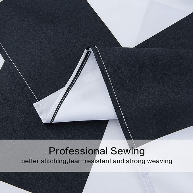 Best Season Bed Sheet Set 3 Pieces -Twin Size-Soft Durable Microfiber Bedding Sheet Set,Deep Pocket,Stain,Fade & Wrinkle Resistant (Plaid Black&White)