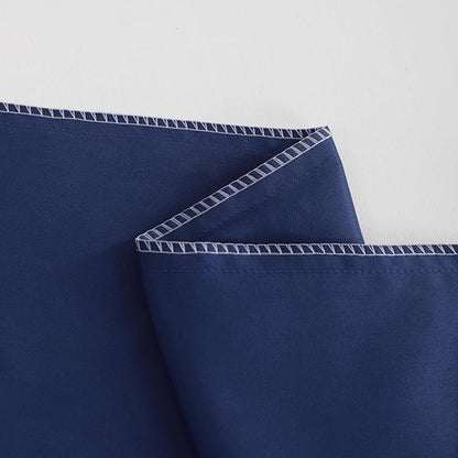 NTBAY Toddler Pillow Cases Set of 2, 2 Pack Brushed Microfiber 14x20 Pillow Cases, Soft, Wrinkle, Fade, Stain Resistant Navy Blue Pillow Cases with Envelope Closure, 14x20 Inches, Navy Blue