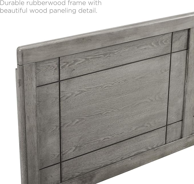 Modway MOD-6220-GRY Archie Twin Wood Headboard, Gray