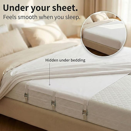 Twin to King Bed Converter | No Slipping | Innovative Solution as Bed Bridge for Couples & Families | Split King Gap Filler for Adjustable Bed, Installed in < 5 Min