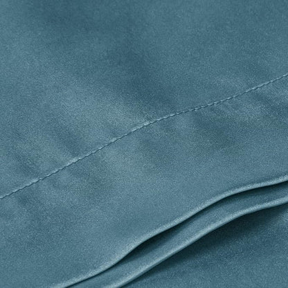 BEDELITE Satin Body Pillow Cover, Super Soft and Cooling Body Pillow Pillowcase for Hair and Skin, Breathable Silky Full Long Pillowcase Cover(20"x54", Bluesteel)