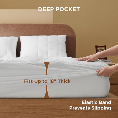 Bedsure Heated Mattress Pad Twin - Bed Warmer with Memory & Preheat Functions, 12-Hour Auto Off & 10 Heat Settings, Single Controller, Fast Heating, Brushed Electric Mattress Pad Twin, 39"x75"