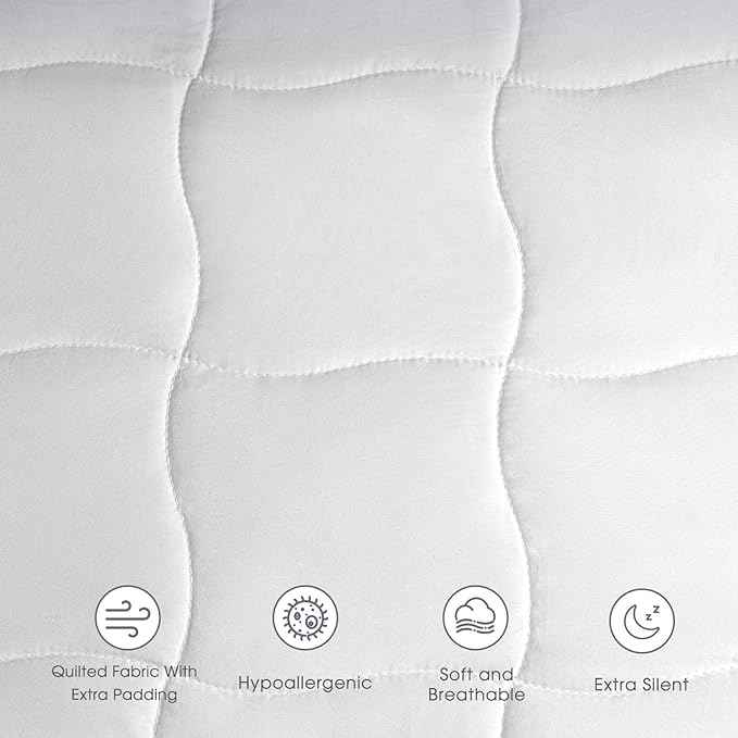 King Size Multi Zone Electric Heated Mattress Pad - Bed Warmer with Memory & Preheat Functions, 10 Heat Settings Dual Control for 1-12 Hours Auto Off, Lighted Button