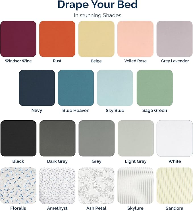 Casa Platino Queen Sheets Set – 100% Cotton Bed Sheets Queen, Breathable & Crisp Percale 6 Piece Set, 15" Deep Pocket for A Secure Fit, Ultra Soft & Cozy, Fit – Navy Blue