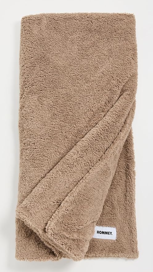 HOMMEY Women's Faux Fur Blanket