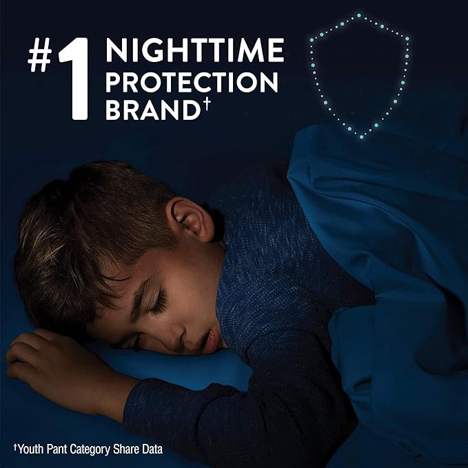 Goodnites Disposable Bed Pads/Bed Mats for Bedwetting, 2.4 x 2.8 ft, 36 Ct (4 Packs of 9)