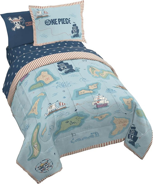 Jay Franco Kids Comforter Set Includes Sheets and Pillow Covers - Soft and Cozy Bed Set for Stylish Room Decor, Official Licensed Bedding, Multi - One Piece, 7 Piece Full