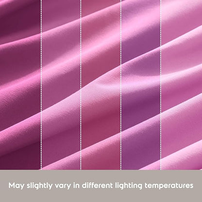 Nestl California King Sheet Set - 1800 Ultra-Soft Microfiber Cal King Bed Sheets - Double Brushed - Deep Pockets - Easy Fit - 4 Piece Set - Bed Sheets (California King, Light Pink)