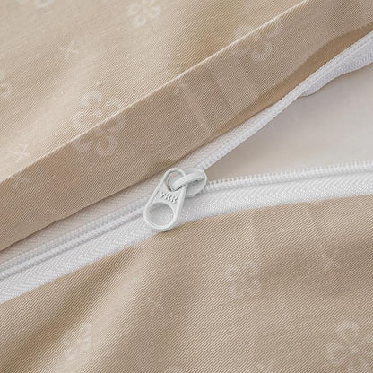 OAITE Duvet Cover Set King Size Floral Pattern 500 Thread Count Ultra Soft 100% Cotton Duvet Cover Sets 3-PC, Breathable Duvet Cover with Zipper Closure & Corner Ties