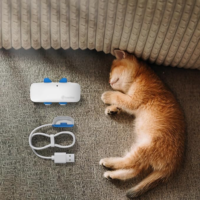 USB Charger Compatible with Tractive GPS Dog 4 Tracker | Location Smart Activity for Pet Replacement Magnetic Charging Base - Portable New White Cable