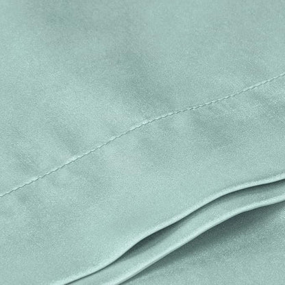 BEDELITE Satin Body Pillow Cover, Super Soft and Cooling Body Pillow Pillowcase for Hair and Skin, Breathable Silky Full Long Pillowcase Cover(20"x54", Haze Blue)