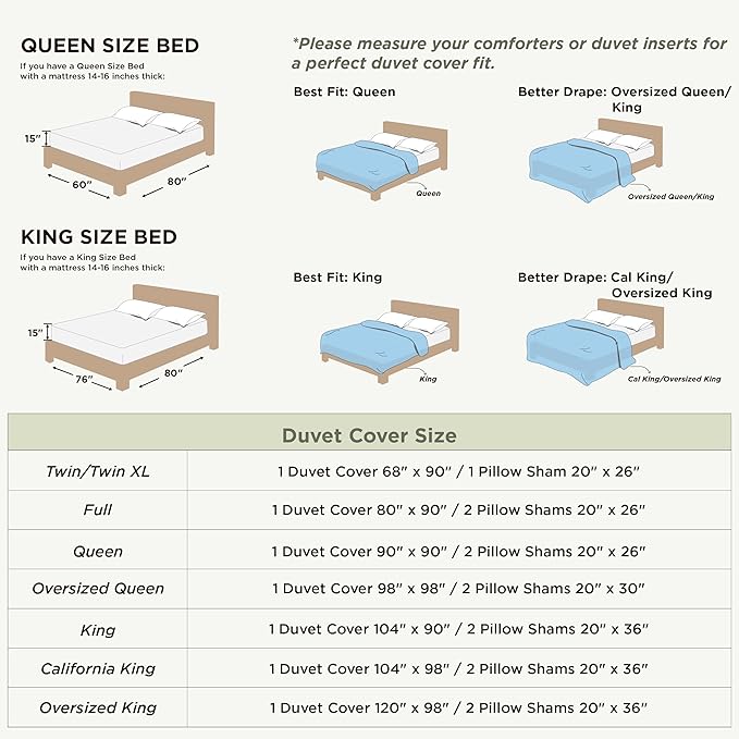 Bedsure Cooling Duvet Cover Queen Size - Moisture Wicking and Silky Eucalyptus Lyocell Cotton Hybrid Comforter Cover Set for Hot Sleeper - Buttery Soft and Breathable, GentleSoft™, Simply Taupe