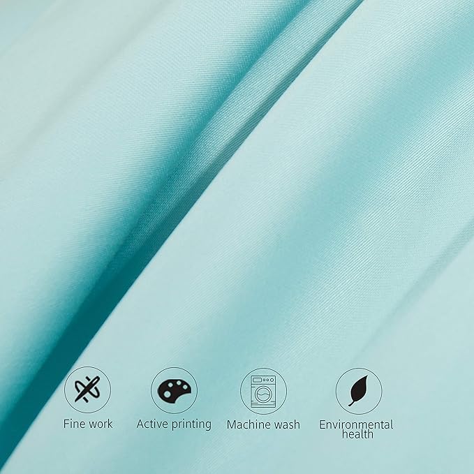 NTBAY Egyptian Cotton Body Pillowcase - 500 Thread Count Cotton Body Pillow Cover - Soft and Breathable Envelope Closure Body Pillowcase for Adults, 20x54 Inches, Aqua