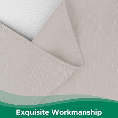 Biscaynebay Wrap Around Bed Skirts for King & Cal King Beds 16" Drop, Camel Grey Adjustable Elastic Dust Ruffles Easy Fit Wrinkle Resistant Silky Luxurious Fabric Machine Washable