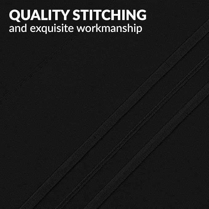Mellanni Pillow Cases Set - 4 PC Iconic Collection Pillowcases - Hotel Luxury, Extra Soft, Cooling Pillow Covers - Wrinkle, Fade, Stain Resistant (King Size 20" x 40", Black)