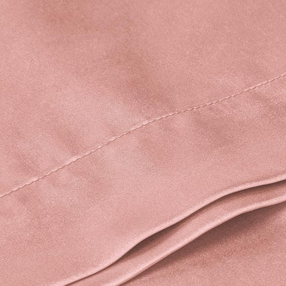 BEDELITE Satin Body Pillow Cover, Super Soft and Cooling Body Pillow Pillowcase for Hair and Skin, Breathable Silky Full Long Pillowcase Cover(20"x54", Rose Pink)