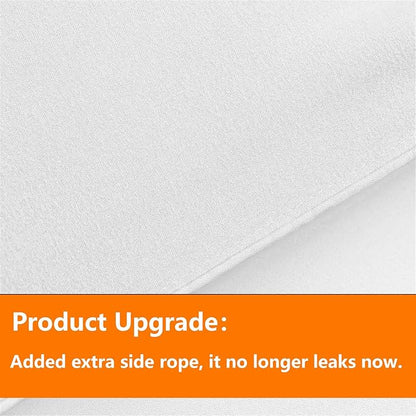 TAIMIT White Queen Size Comforter Set - 7 Pieces, Bed in a Bag Bedding Sets with All Season Soft Quilted Warm Fluffy Reversible Comforter,Flat Sheet,Fitted Sheet,2 Pillow Shams,2 Pillowcases