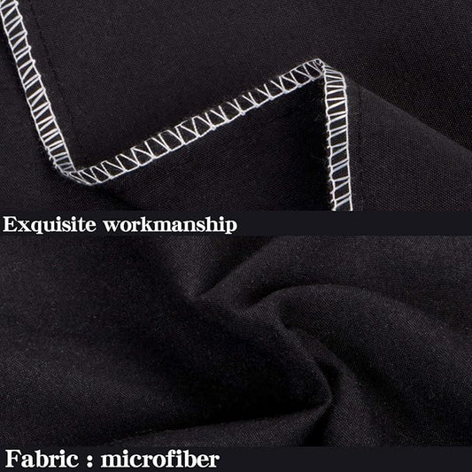 NTBAY Standard Pillowcase Set - 2 Pack Brushed Microfiber 20x26 Pillowcases - Soft, Wrinkle-Free, Fade-Resistant, Stain-Resistant, Black Pillowcases with Envelope Closure - 20x26 Inches, Black