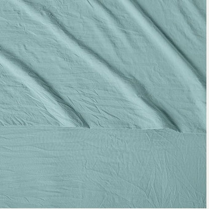 Amazon Basics Brushed Microfiber Sheet Set, Extra Soft with Natural Texture, 4-Piece, Full, Blue, Deep Pocket