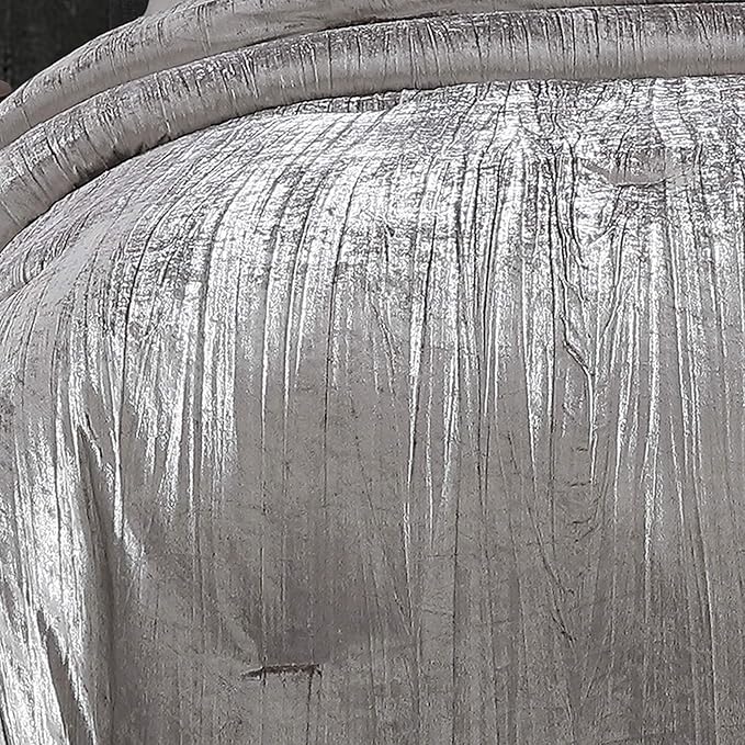 Riverbrook Home Turin Comforter Set, King, Silver, 7 Piece Set