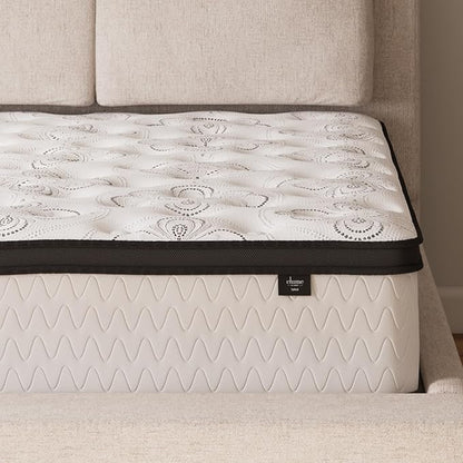 Signature Design by Ashley Chime 12 Hybrid Innerspring Queen Size Mattress, Ultra Plush Feel, Gel Memory Foam for Lumbar Support, Mattress in a Box, 12 Inch