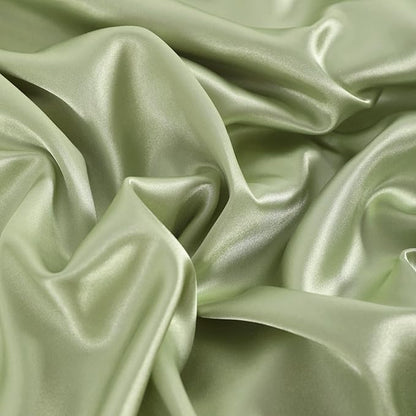 NTBAY 2 Pack Satin Standard Pillowcases for Hair and Skin, Luxurious and Silky Pillow Cases with Envelope Closure, 20x26 Inches, Sage Green