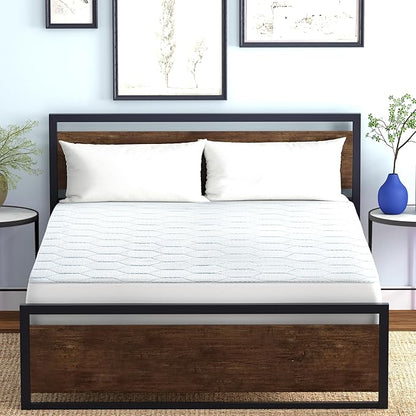 Vibe Cooling Quilted Memory Foam Mattress Pad, Full