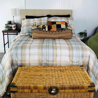 Donna Sharp King Bedding Set - 3 Piece - Forest Grove Lodge Comforter Set with King Comforter and Two King Pillow Shams - Machine Washable