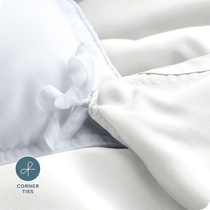 Bare Home Bedding Duvet Cover King Size - Premium 1800 Super Soft Collection - Lightweight, Cooling - Soft Breathable Bedding Duvet Cover (King, Cream)
