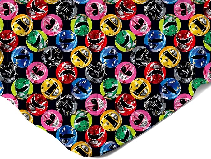 Northwest Power Rangers Rangers Go Full/Queen Quilted Blanket, Comfy Throw, Adults Boys Girls, Soft Lightweight Bedding for Bed, or Couch, 90 x 90 inches