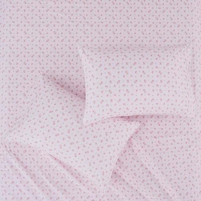 Modern Threads Silky Soft Microfiber and Wrinkle Free Sheets - Luxurious Microfiber Bed Sheets Includes Flat Sheet, Fitted Sheet with Deep Pockets, & Pillowcases Blush, King
